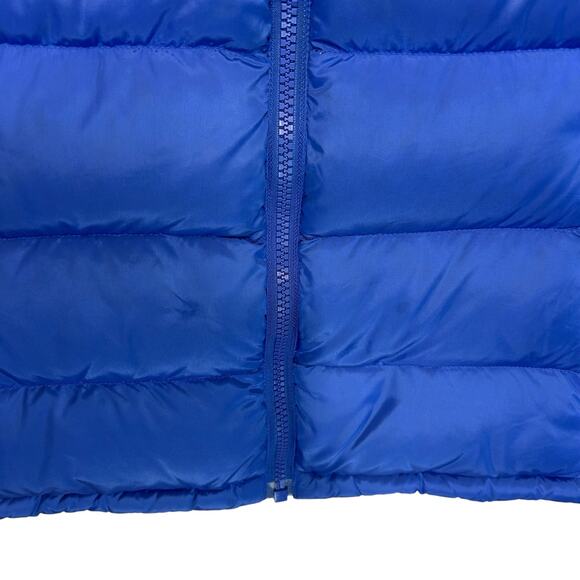 Lands' End Goose Down Full Zip Puffer Vest Men's Sz M Blue Outdoors Gorpcore - Picture 6 of 7